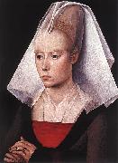 Rogier van der Weyden Portrait of a woman painting